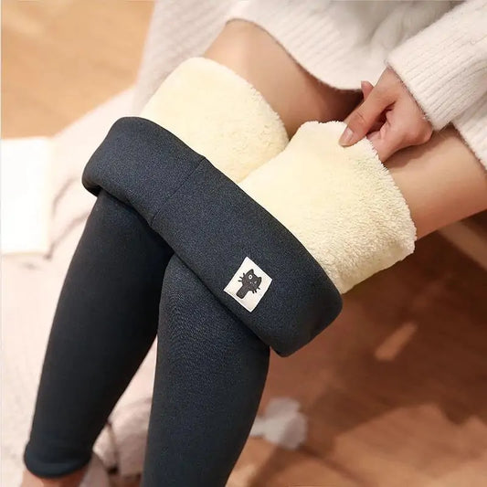 Winter Women Leggings Velvet Warm Pants