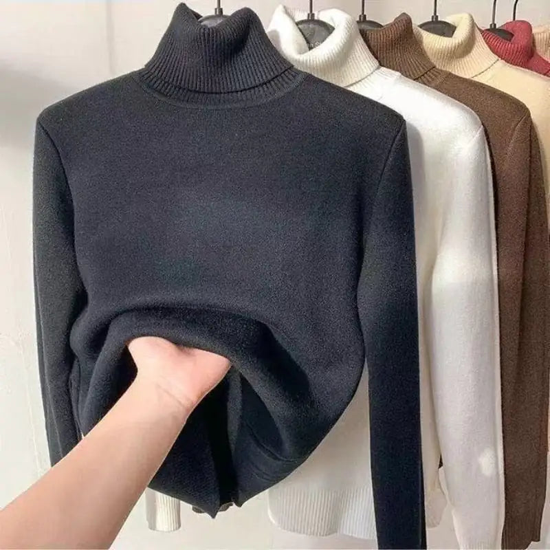 Women Turtleneck Autumn Winter Sweater